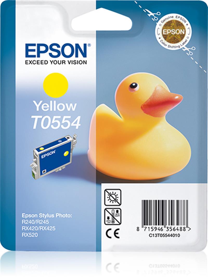 Epson Duck inktpatroon Yellow T0554