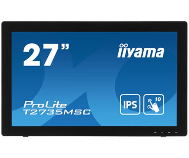 iiyama ProLite T2735MSC-B3 touch screen-monitor 68,6 cm (27"") 1920 x 1080 Pixels Multi-touch Zwart