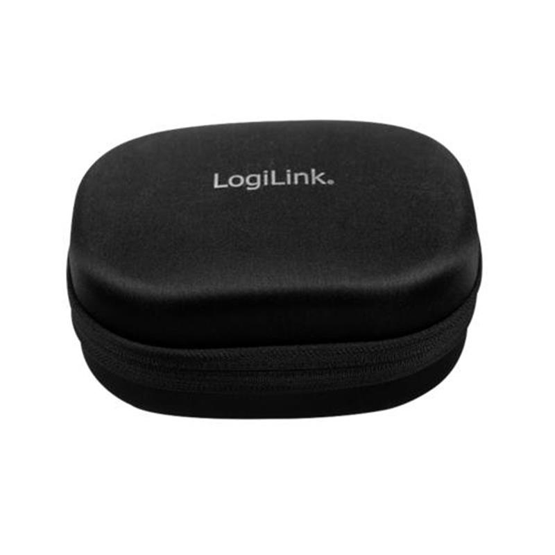 LogiLink BT0053 hoofdtelefoon/headset Draadloos Hoofdband Muziek Bluetooth Zwart