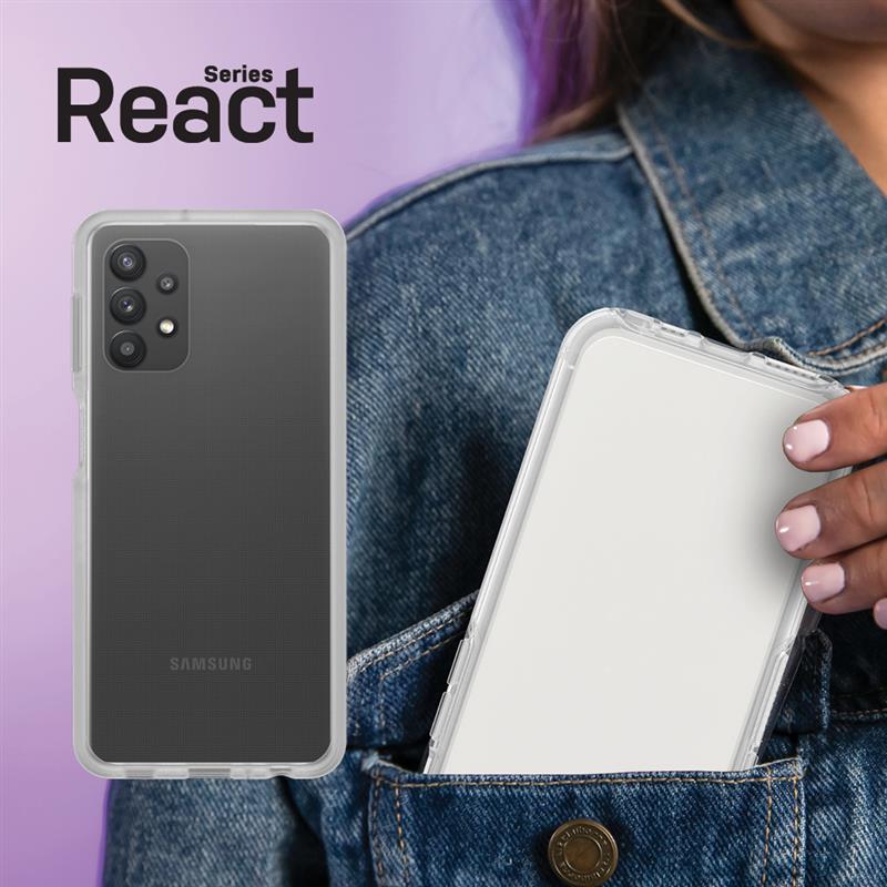 OtterBox React Series voor Samsung Galaxy A32 5G, transparant