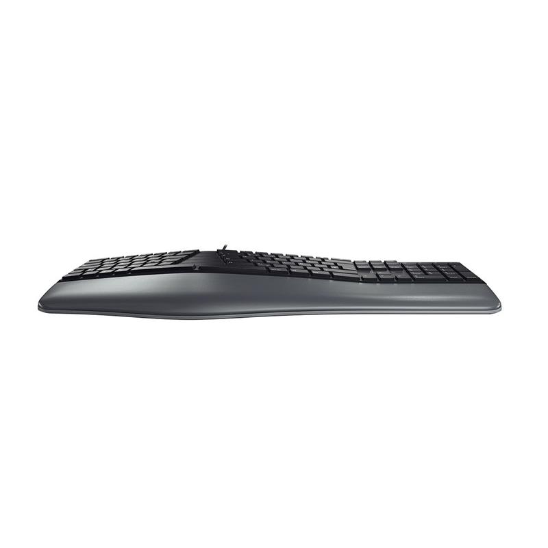 CHERRY KC 4500 ERGO toetsenbord USB AZERTY Belgisch Zwart