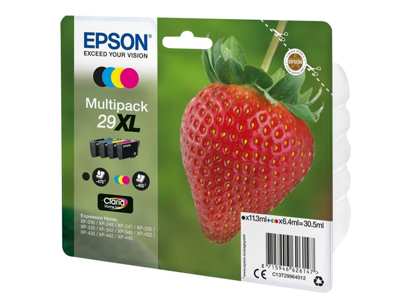 Epson Strawberry Multipack 4-colours 29XL Claria Home Ink