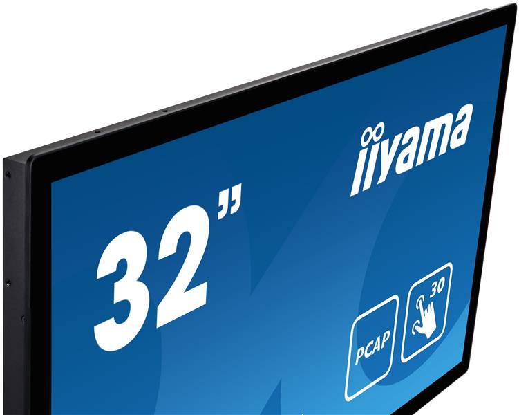 iiyama ProLite TF3215MC-B2 computer monitor 80 cm (31.5"") 1920 x 1080 Pixels Full HD LED Touchscreen Kiosk Zwart