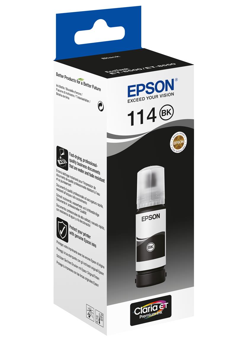 Epson 114 EcoTank Pigment Black ink bottle