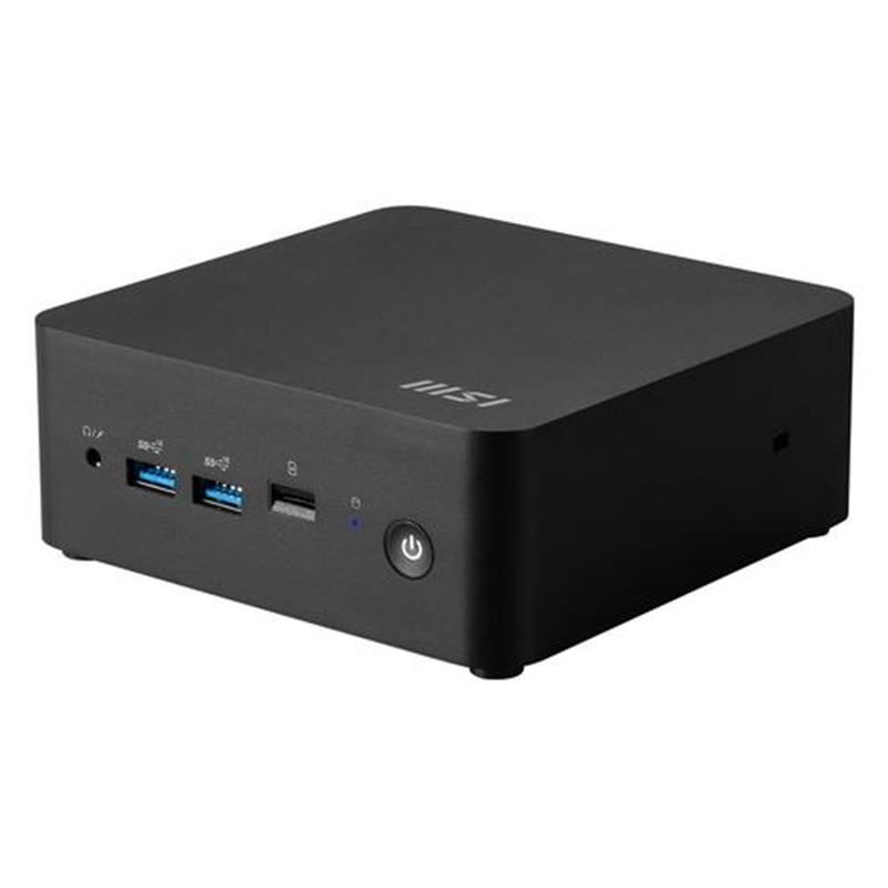 MSI Cubi NUC 1M-001EU Intel Core 7 150U 16 GB DDR5-SDRAM 1 TB SSD Windows 11 Pro 0.84L sized PC Mini PC barebone Zwart