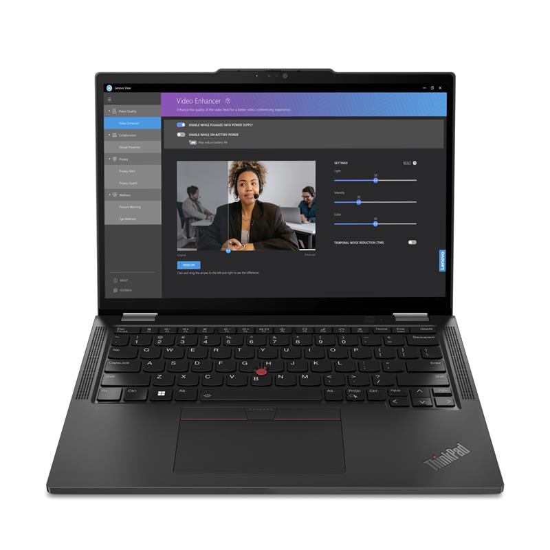 Lenovo ThinkPad X13 2-in-1 Intel Core Ultra 5 125U Hybride (2-in-1) 33,8 cm (13.3"") Touchscreen WUXGA 16 GB LPDDR5x-SDRAM 512 GB SSD Wi-Fi 6E (802.11