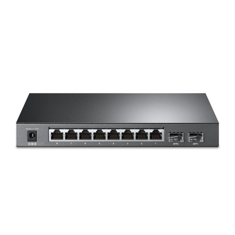 TP-LINK TL-SG2210P netwerk-switch Managed L2/L4 Gigabit Ethernet (10/100/1000) Zwart Power over Ethernet (PoE)