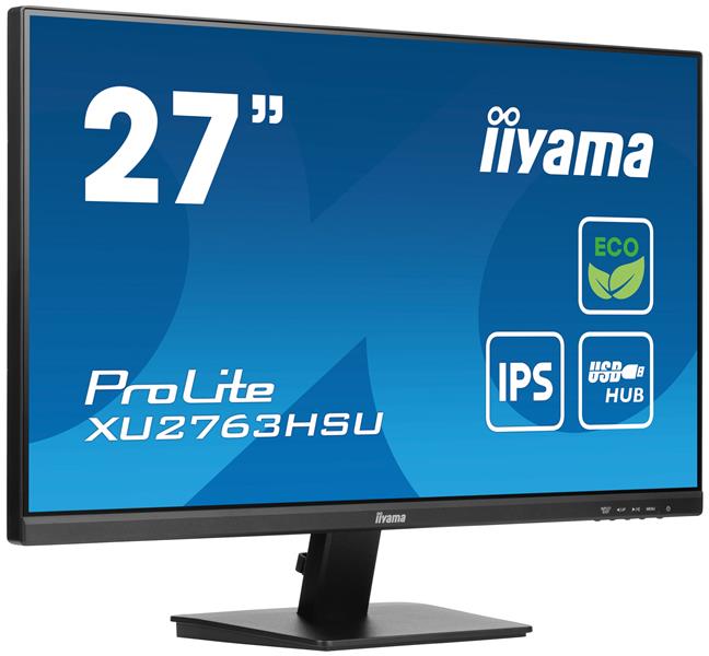 iiyama ProLite XU2763HSU-B1 computer monitor 68,6 cm (27"") 1920 x 1080 Pixels Full HD LED Zwart