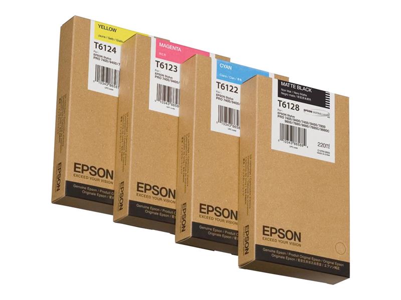 Epson inktpatroon Yellow T612400 220 ml