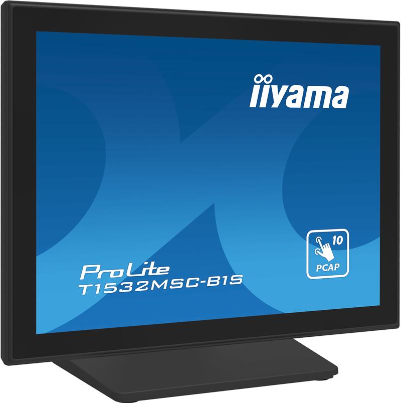 iiyama ProLite T1532MSC-B1S computer monitor 38,1 cm (15"") 1024 x 768 Pixels XGA LCD Touchscreen Zwart