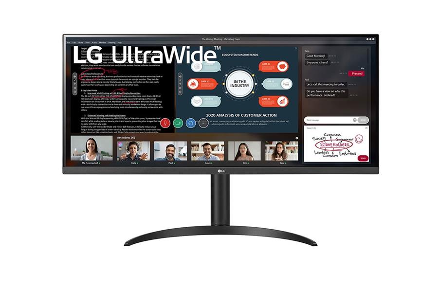 LG 34WP550 computer monitor 86,4 cm (34"") 2560 x 1080 Pixels UltraWide Full HD LED Zwart