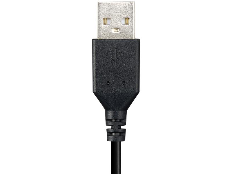 Sandberg USB Mono Headset Saver Hoofdband USB Type-A Zwart, Zilver