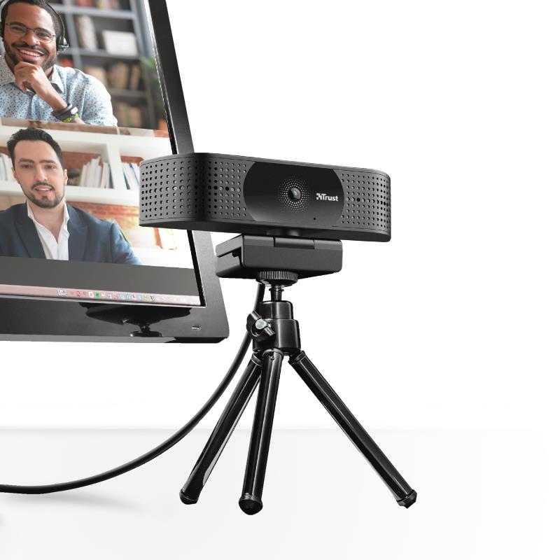 Trust TW-350 webcam 3840 x 2160 Pixels USB 2.0 Zwart