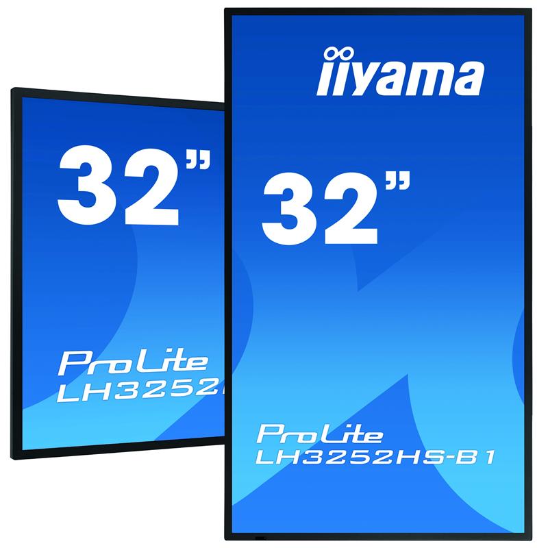 Iiyama 32i 1920x1080 FHD IPS panel Haze 25 Lan