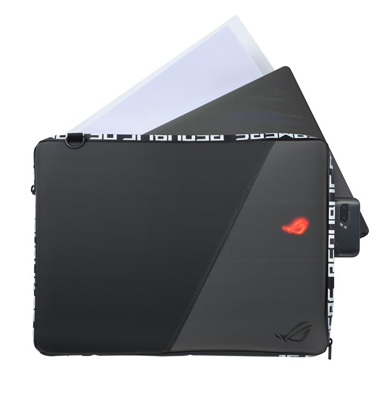ASUS ROG Ranger Carry Sleeve 15.6 notebooktas 39,6 cm (15.6"") Opbergmap/sleeve Zwart