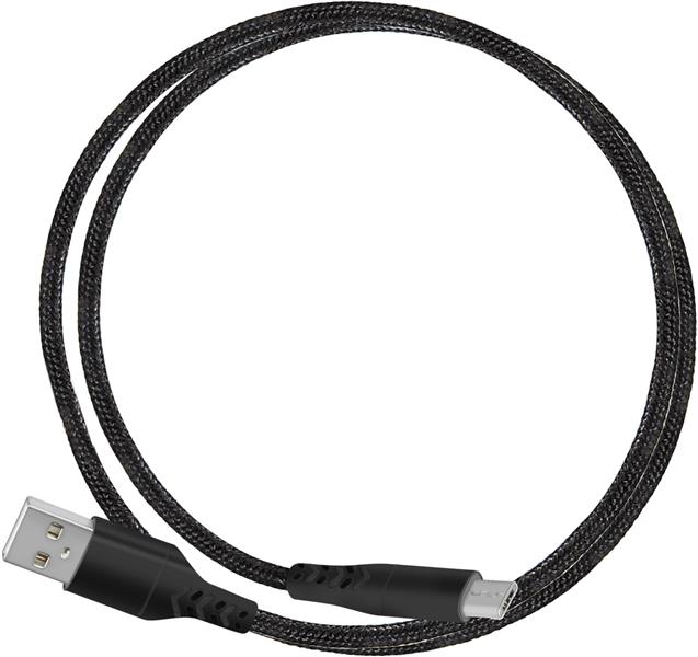 Mobiparts Micro USB to USB Braided Cable 2A 1 m Black
