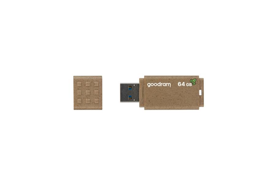 Goodram UME3 Eco Friendly USB flash drive 64 GB USB Type-A 3.2 Gen 1 (3.1 Gen 1) Hout