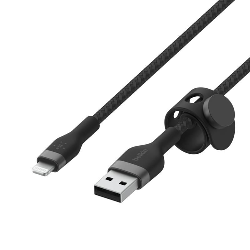 Belkin CAA010BT1MBK USB-kabel 1 m USB A USB C/Lightning Zwart