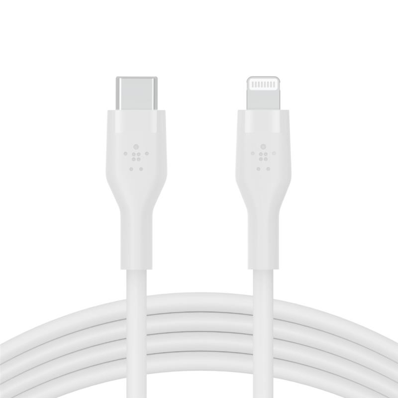 Belkin Cbl Silicone USB-C LTG 3M blc USB-kabel USB C USB C/Lightning Wit