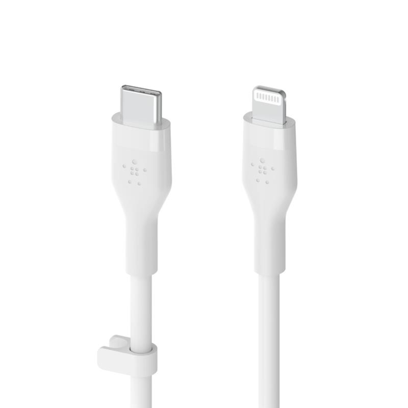 Belkin Cbl Silicone USB-C LTG 3M blc USB-kabel USB C USB C/Lightning Wit