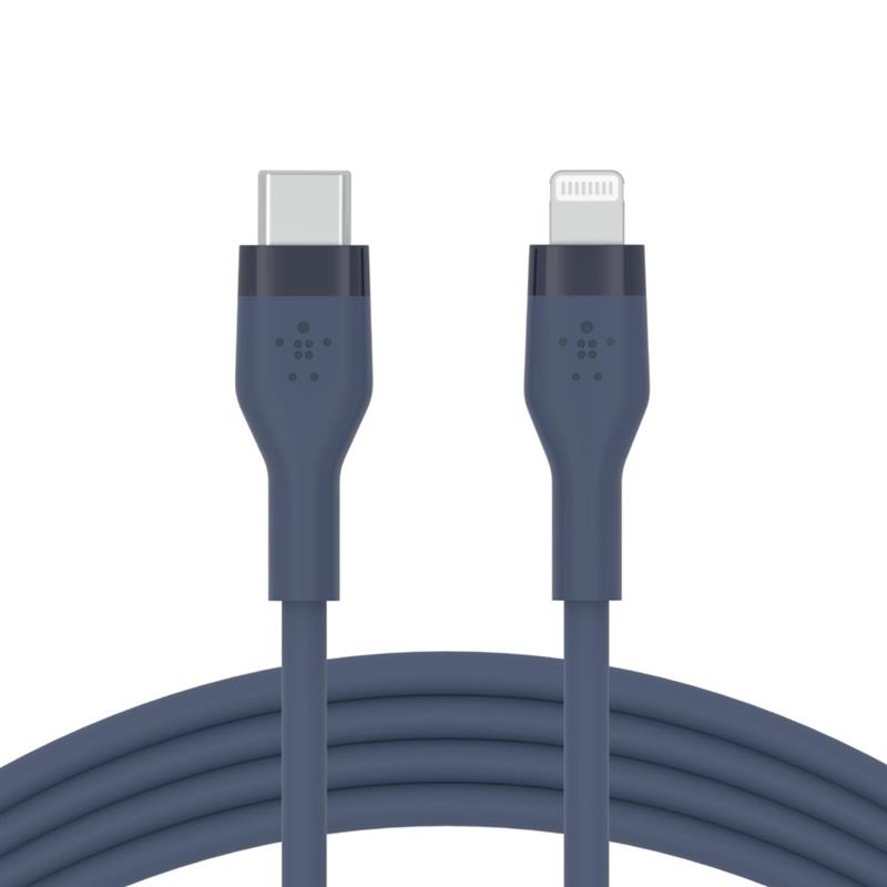 Belkin CAA009BT3MBL USB-kabel 3 m USB C USB C/Lightning Blauw