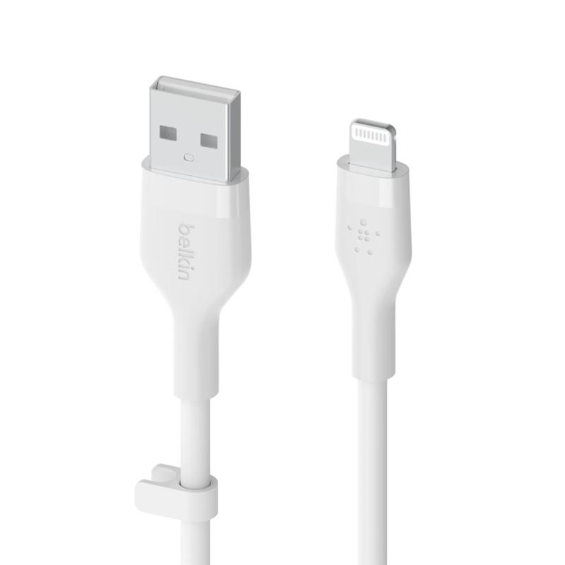 Belkin CAA008BT3MWH USB-kabel 3 m USB A USB C/Lightning Wit