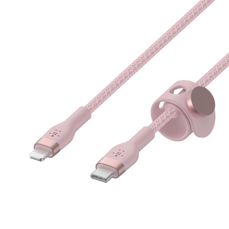 Belkin Cbl S tress? USB-C LTG 3M ros USB-kabel USB C USB C/Lightning Roze