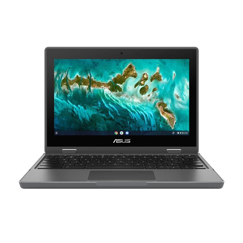 ASUS Chromebook Flip CR1100FKA-BP0019 29,5 cm (11.6"") Touchscreen HD Intel® Celeron® N 4 GB LPDDR4x-SDRAM 64 GB eMMC Wi-Fi 6 (802.11ax) Chrome OS Gri