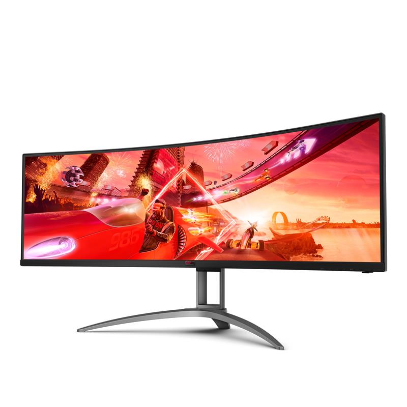 AOC B2 AG493UCX2 computer monitor 124 cm (48.8"") 5120 x 1440 Pixels Quad HD LED Zwart