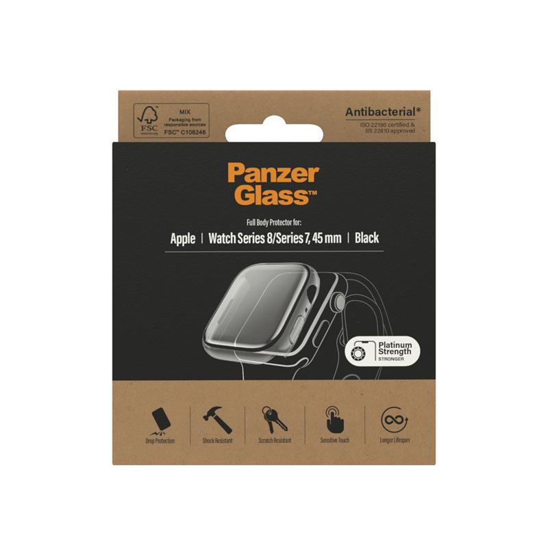 PanzerGlass 3664 slimme draagbare accessoire Schermbeschermer Zwart Gehard glas, Polyethyleentereftalaat (PET)