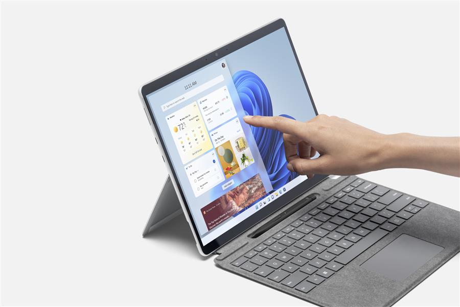 Microsoft Surface Pro Signature Keyboard Blauw Microsoft Cover port QWERTY Engels