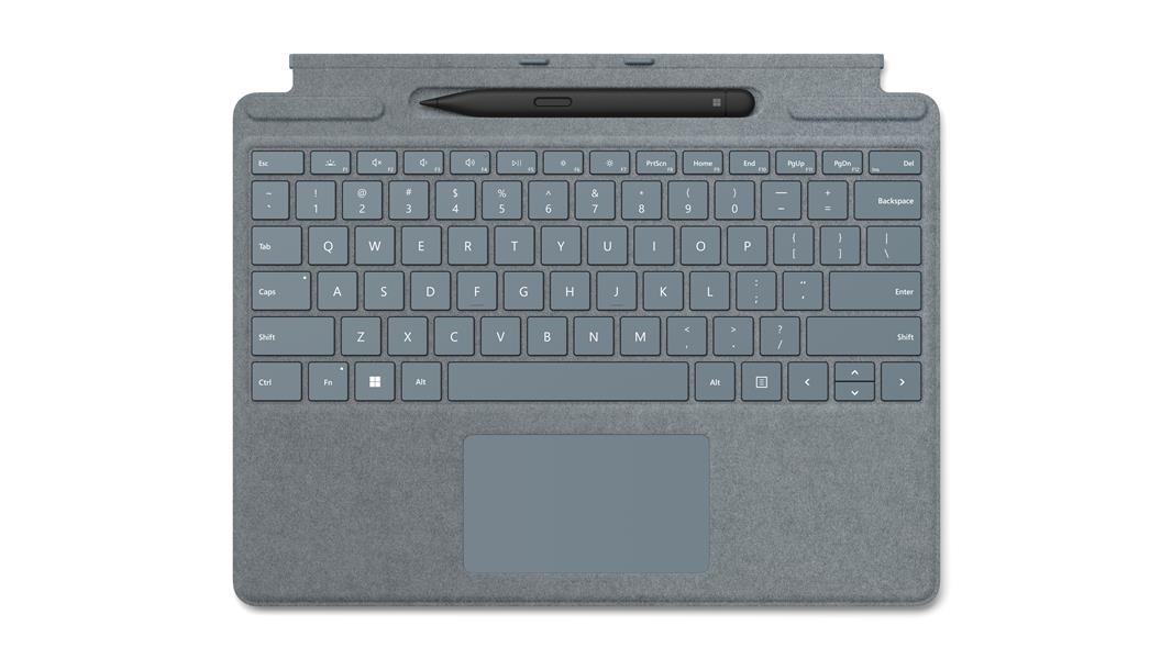 Microsoft Surface Pro Signature Keyboard with Slim Pen 2 Blauw Microsoft Cover port QWERTY Engels