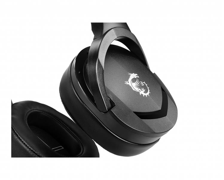 MSI Immerse GH20 Headset Bedraad Hoofdband Gamen Zwart