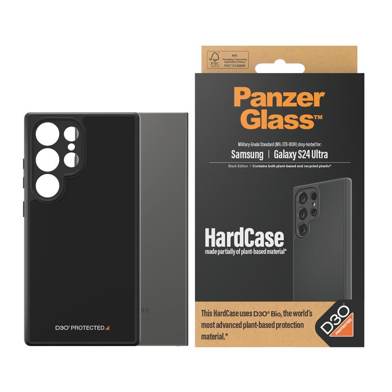 PanzerGlass Hardcase with D3O Black mobiele telefoon behuizingen Hoes Transparant