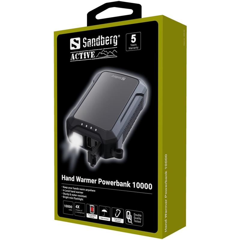 Sandberg 420-65 powerbank Lithium-Polymeer (LiPo) 10000 mAh Zwart