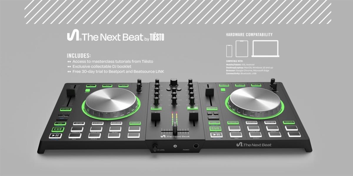 The Next Beat by Tiësto Controller 2 kanalen Meerkleurig