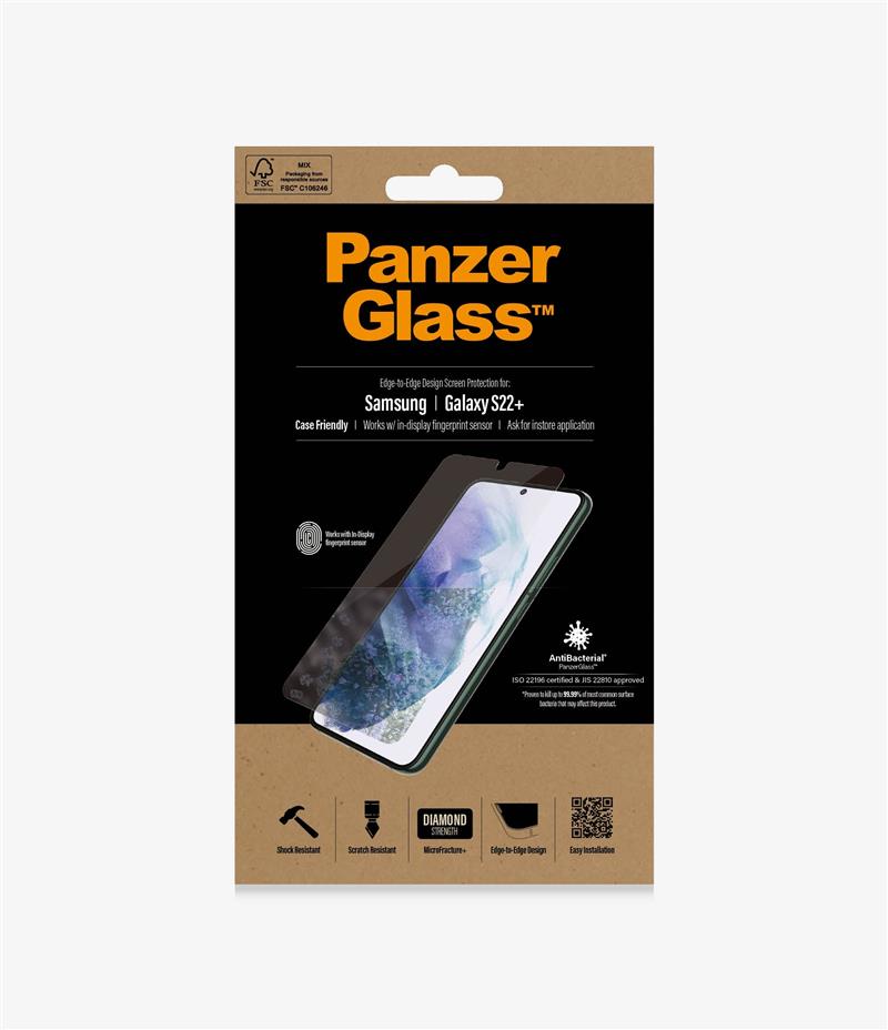 PanzerGlass 7294 schermbeschermer voor mobiele telefoons Doorzichtige schermbeschermer Samsung