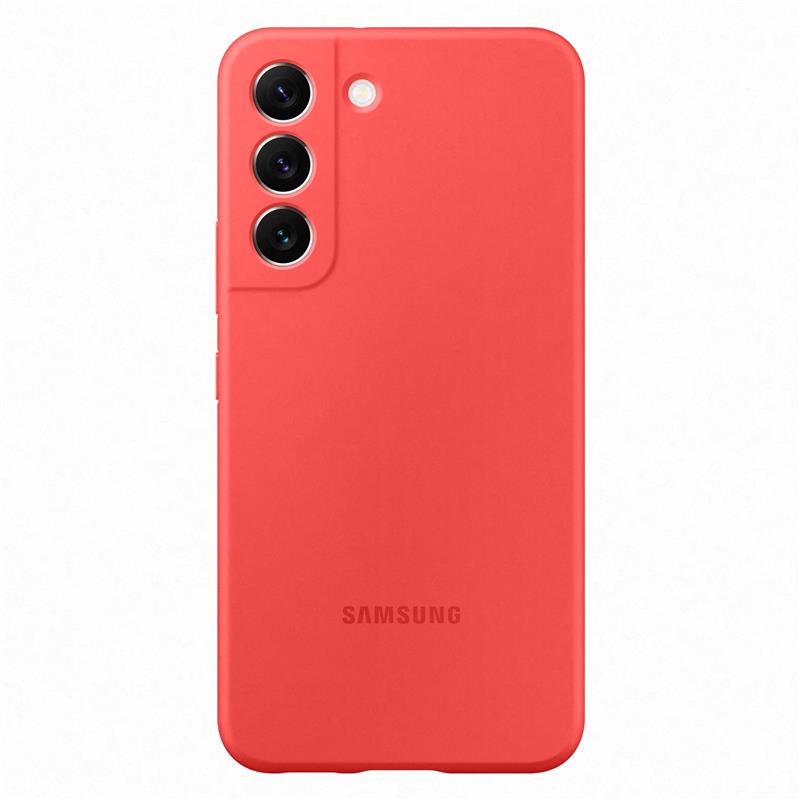 Samsung Silicone Cover Galaxy S22 5G Coral