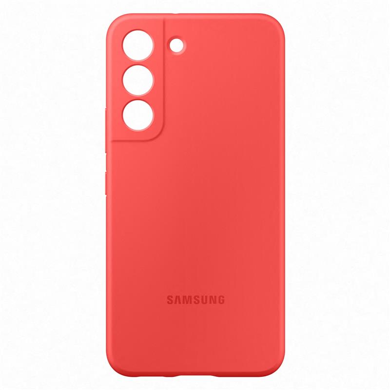  Samsung Silicone Cover Galaxy S22 5G Coral