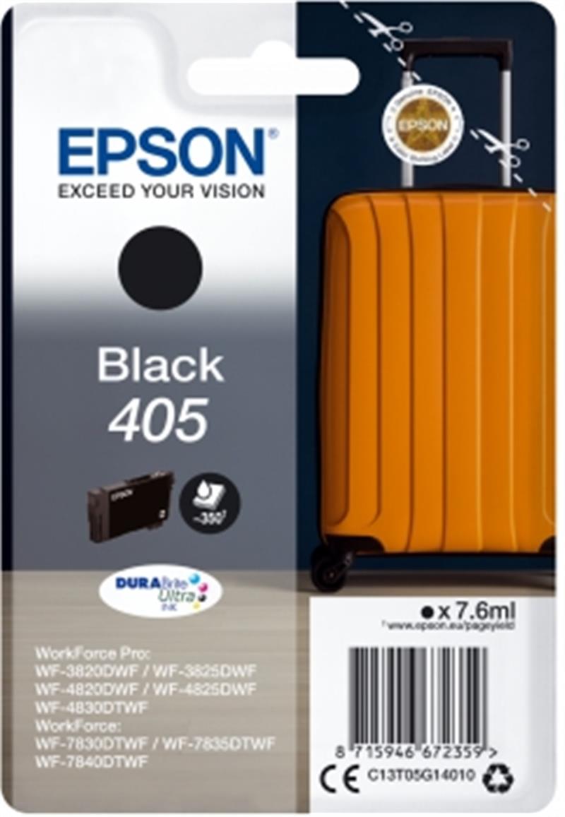 Epson Singlepack Black 408L DURABrite Ultra Ink