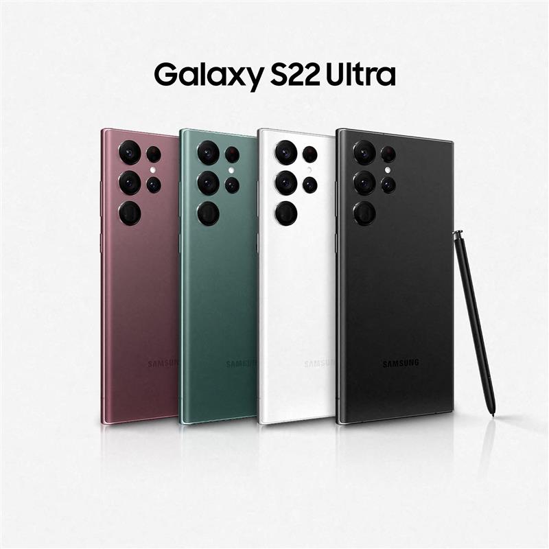 Samsung Galaxy S22 Ultra SM-S908B 17,3 cm (6.8"") Dual SIM Android 12 5G USB Type-C 12 GB 256 GB 5000 mAh Zwart
