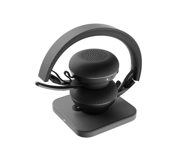 Logitech MSFT Teams Zone Wireless Plus Headset Draadloos Hoofdband Kantoor/callcenter Bluetooth Grafiet