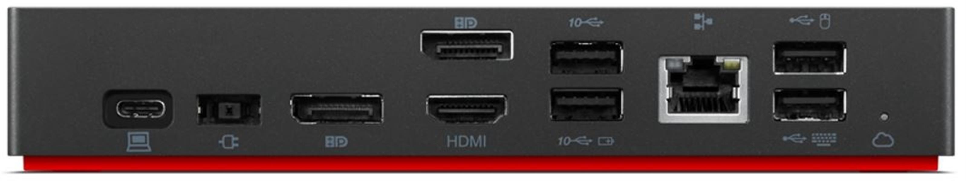 Lenovo ThinkPad Universal USB-C Smart Dock Bedraad Thunderbolt 4 Zwart
