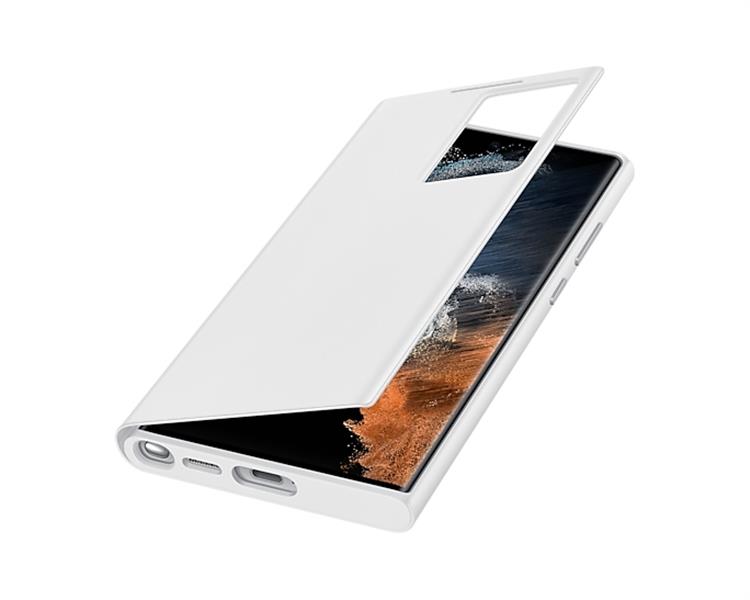 Samsung Galaxy S22 Ultra Clear View Cover White
