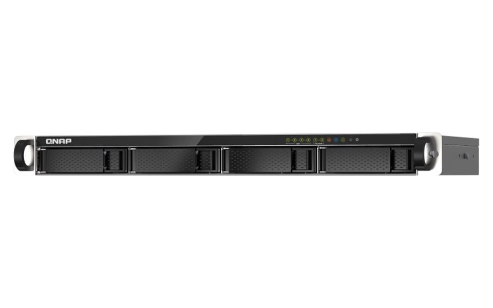 QNAP TS-435XEU NAS Rack (1U) Ethernet LAN Zwart, Grijs CN9131