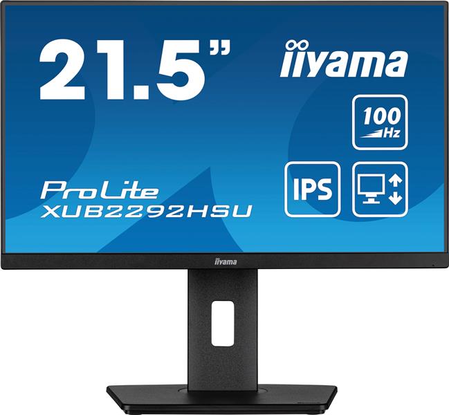 iiyama ProLite XUB2292HSU-B6 computer monitor 55,9 cm (22"") 1920 x 1080 Pixels Full HD LED Zwart