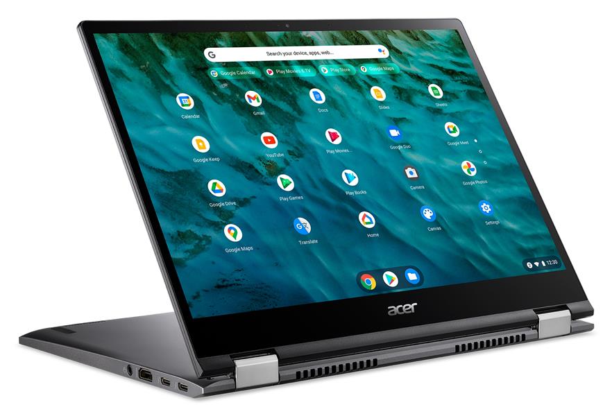 Acer Chromebook Spin 713 CP713-3W-73AV - QWERTY - 13 5 QHD 2256 x 1504 Multi Touch IPS - i7-1165G7 - 16GB DDR4X - 256GB SSD - Chrome OS - GREY