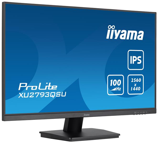 iiyama ProLite XU2793QSU-B7 LED display 68,6 cm (27"") 2560 x 1440 Pixels Wide Quad HD Zwart