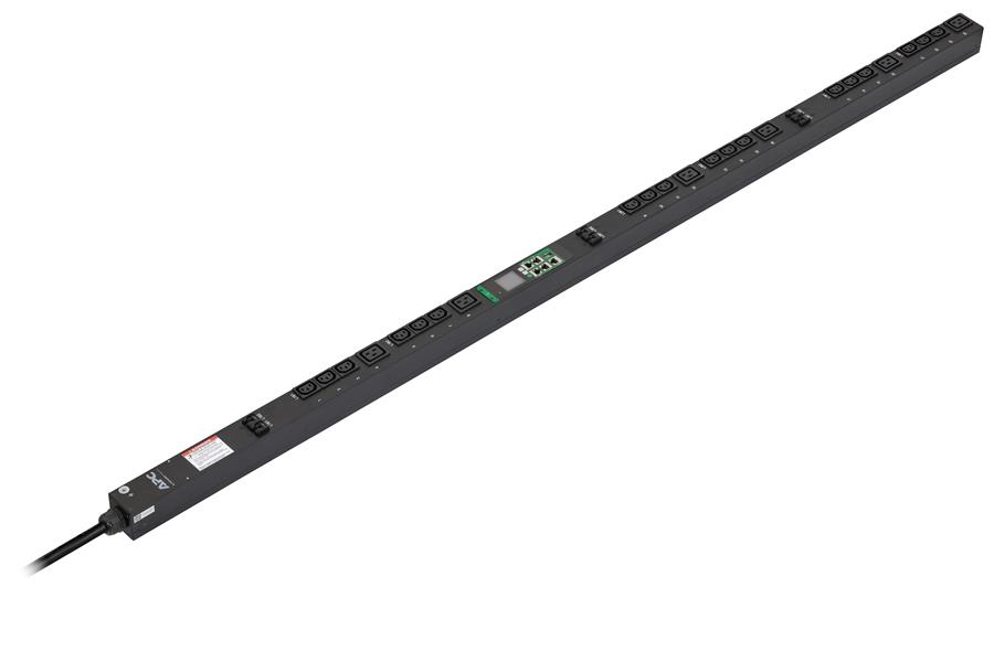 APC Easy PDU EPDU1232MBO, Metered-By-Outlet, 0U, 32A, 400V, (18x)C13 & (6x)C19, IEC60309 32A 3Fase stekker