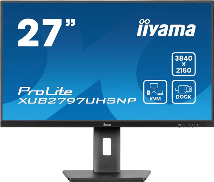 iiyama ProLite XUB2797UHSNP-B1 computer monitor 68,6 cm (27"") 3840 x 2160 Pixels 4K Ultra HD LED Zwart